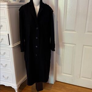 Elegant Black Long Coat